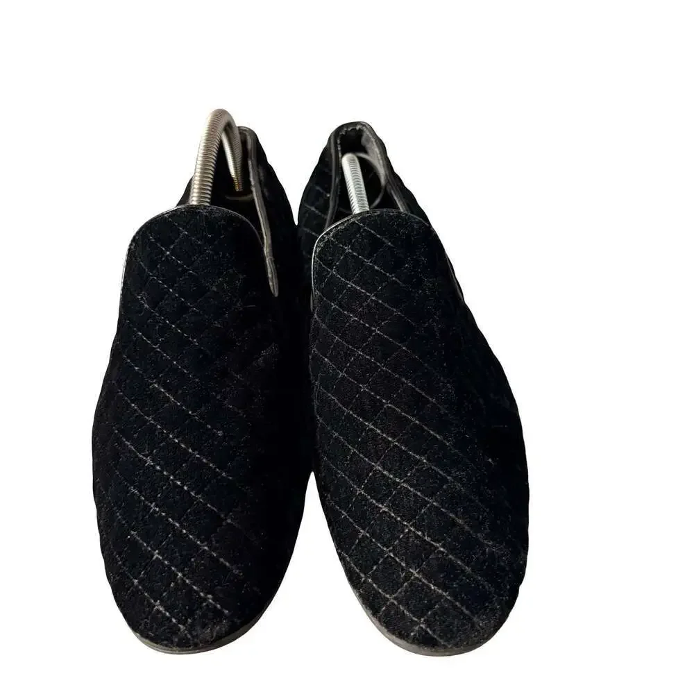 Giorgio Brutini Chatwal Quilted Velvet Slip-On Loafers size 8